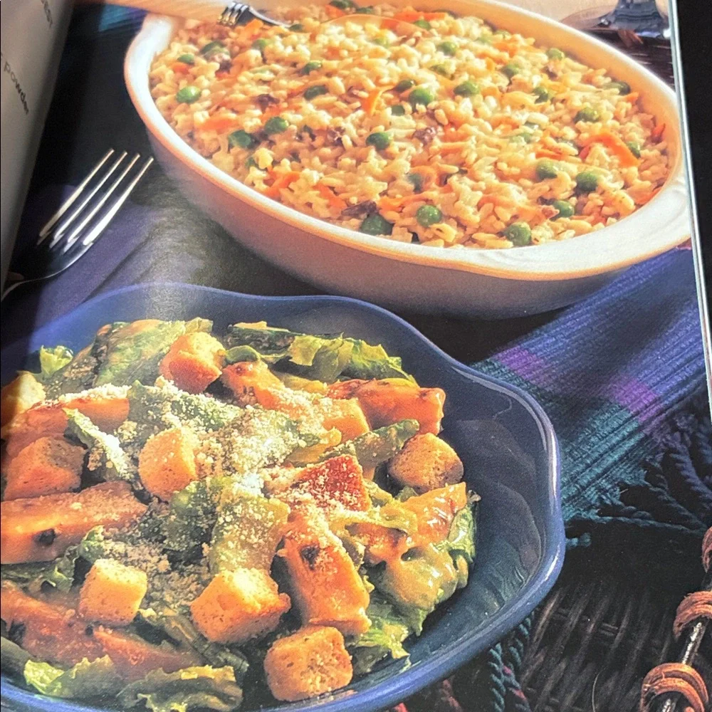 Vintage set of four assorted cookbook magazines